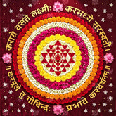 Pushpa Archana Aabha Deepavali backdrop