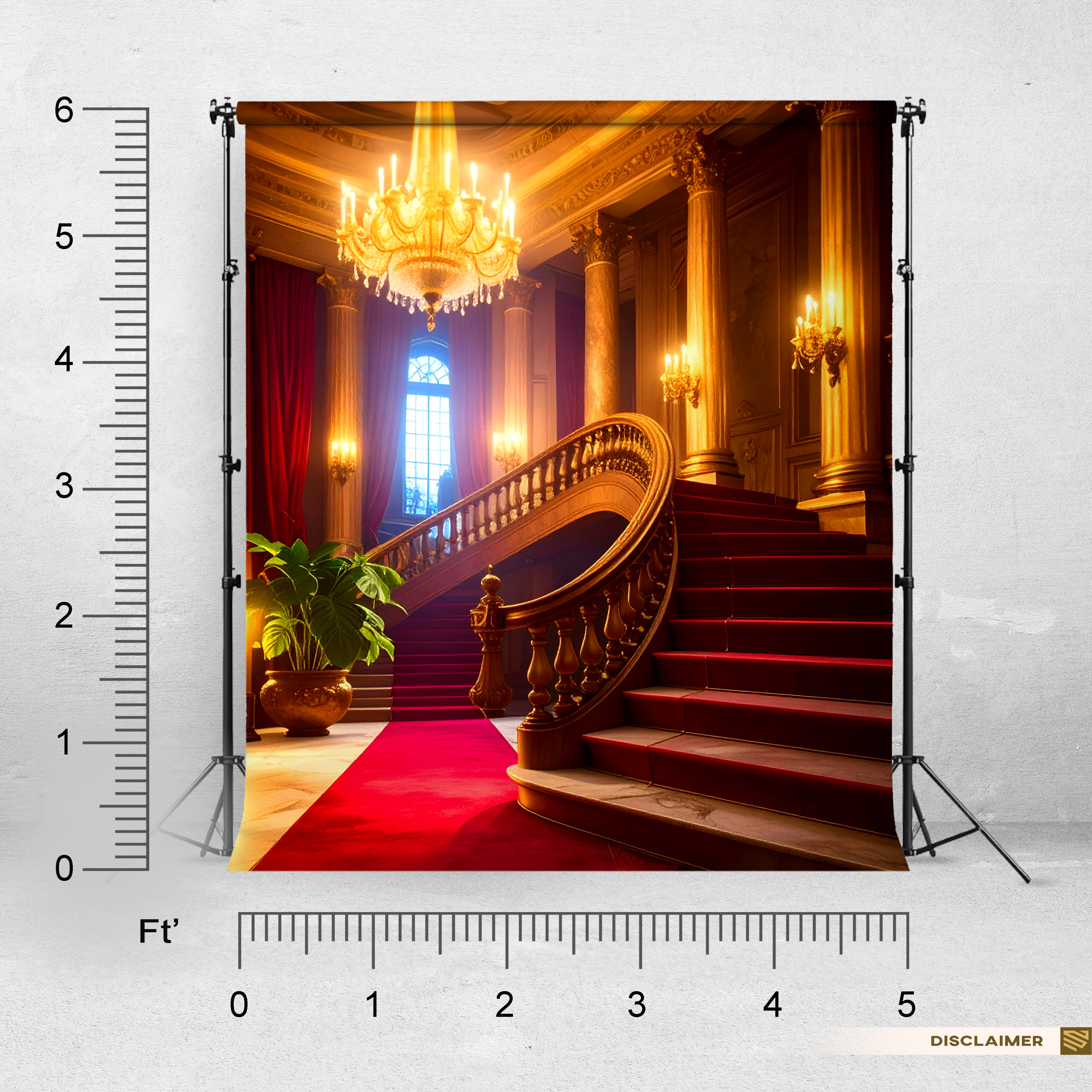 Majestic Stairway – The Grandeur of Royal Evenings