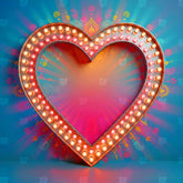 Radiant Love Glow Backdrop