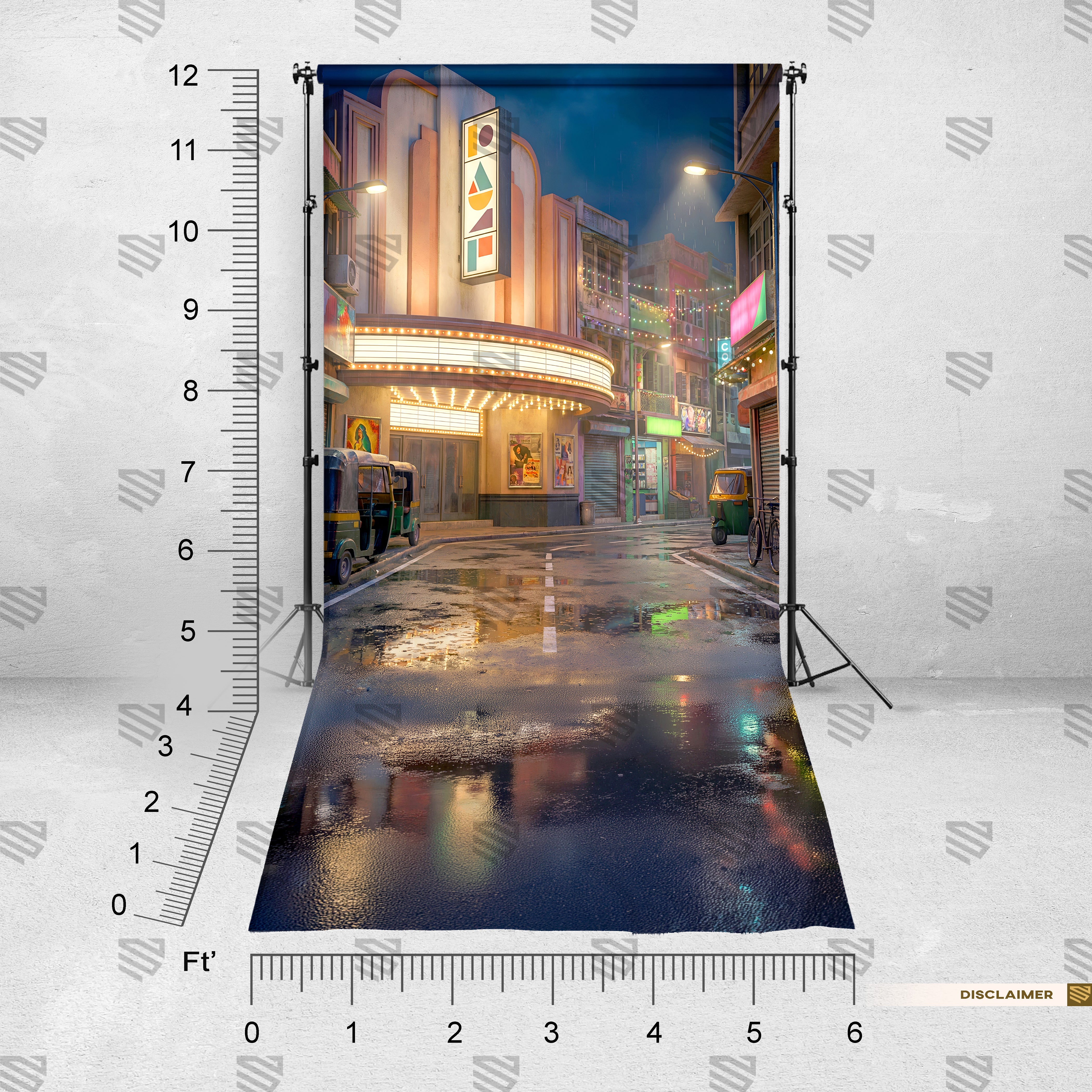 Rainy cinema Street