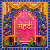 Rangilo Mehndi Street Fiesta Backdrop