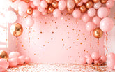 Rosy Gold Delight Backdrop