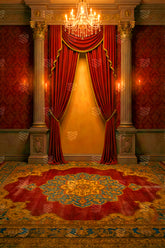 Royal Crimson Palace Backdrop