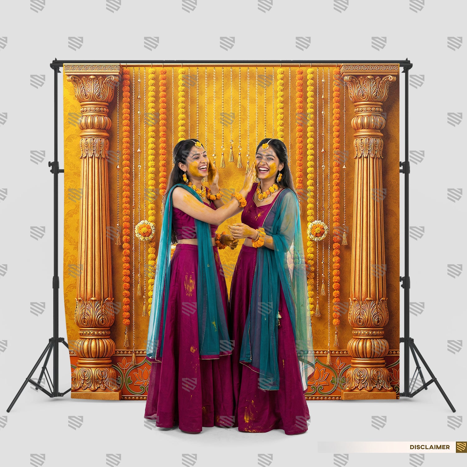 Royal Golden Haldi Decor