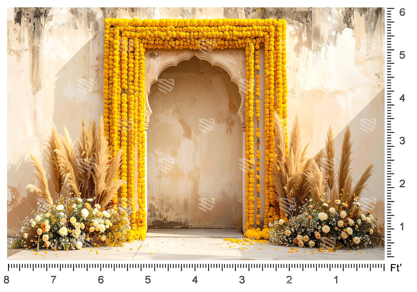 Royal Marigold Arch