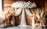 Rustic Cloud Elegance Backdrop
