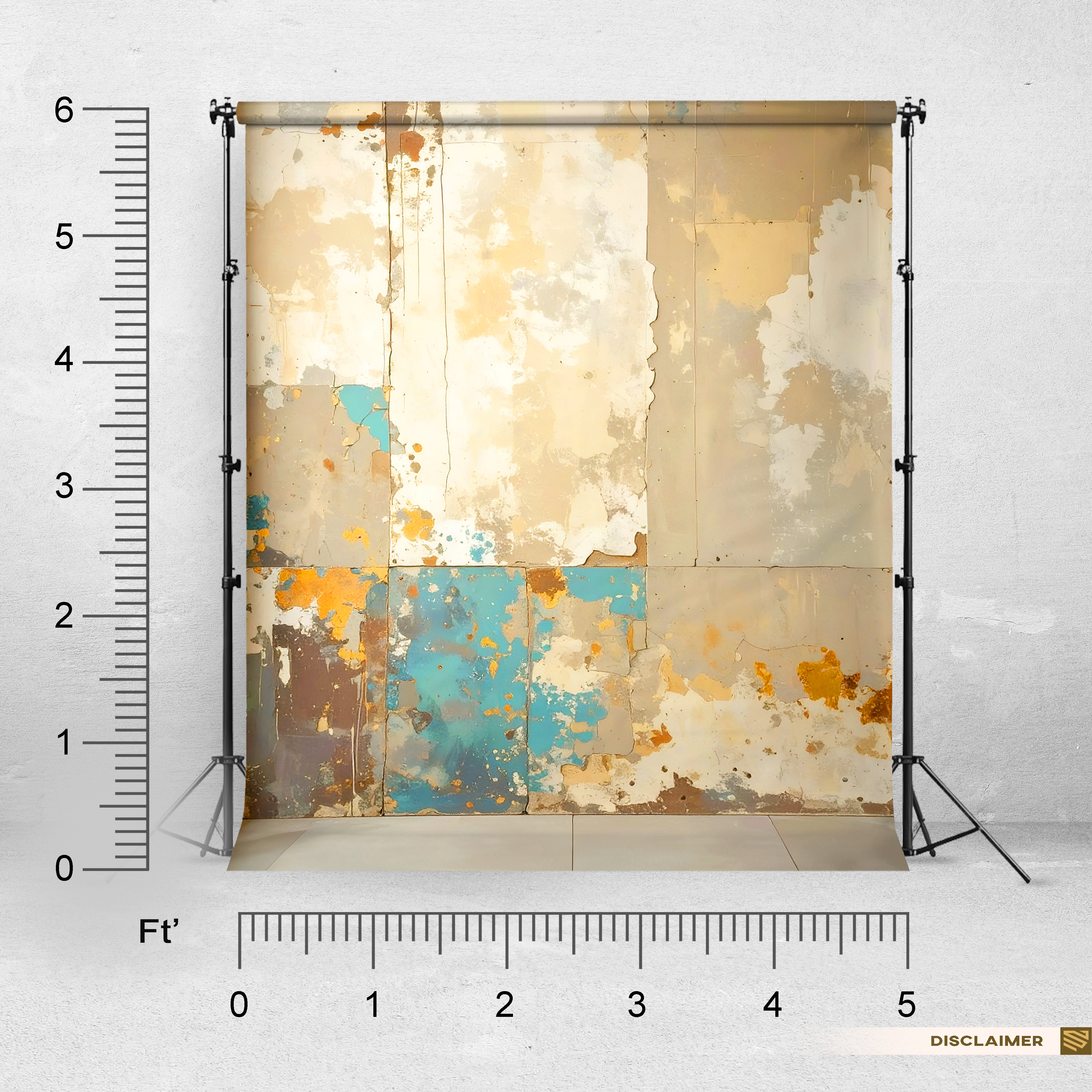 Rustic Peeling Wall Artistry