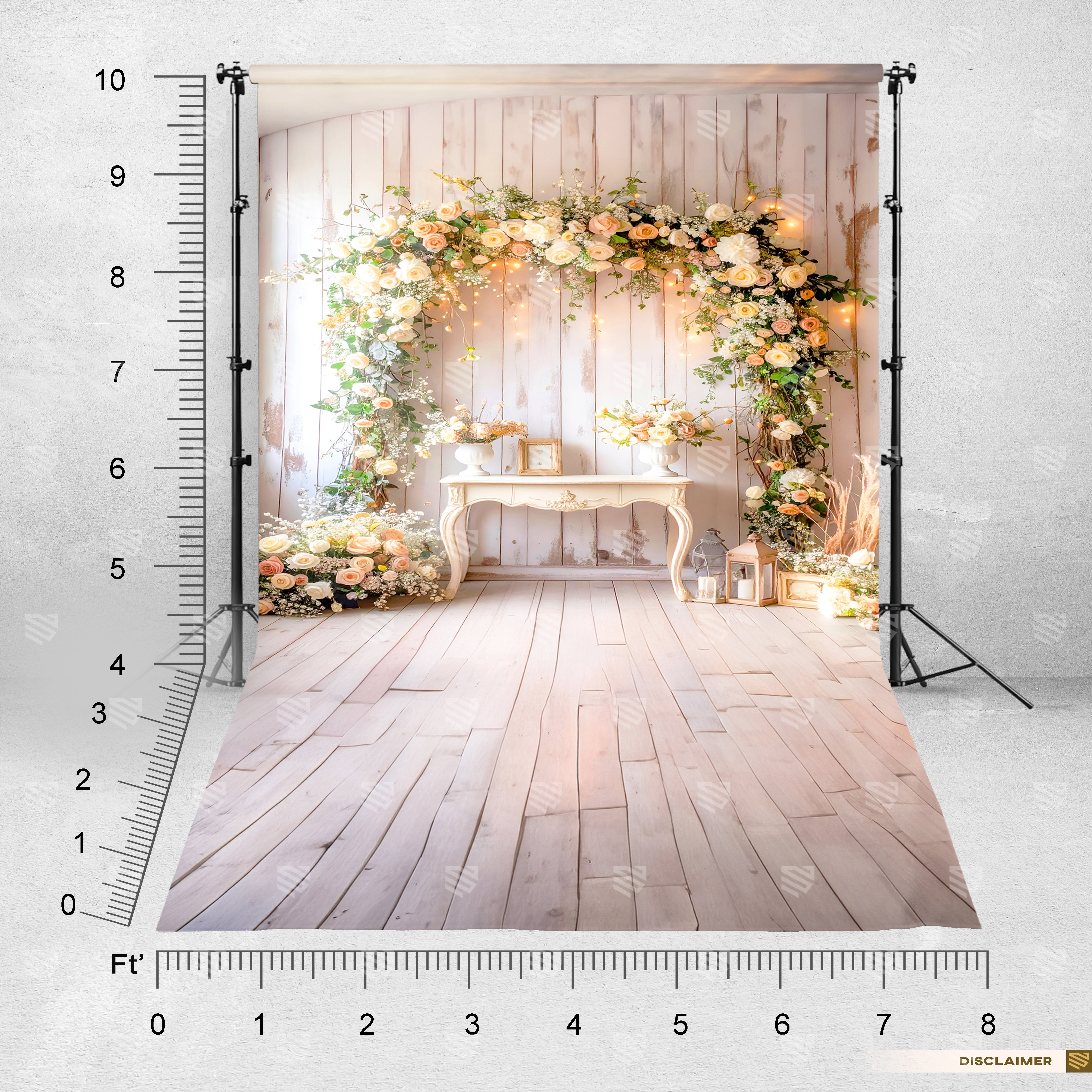 Rustic Bloom Arch – A Romantic Floral Elegance