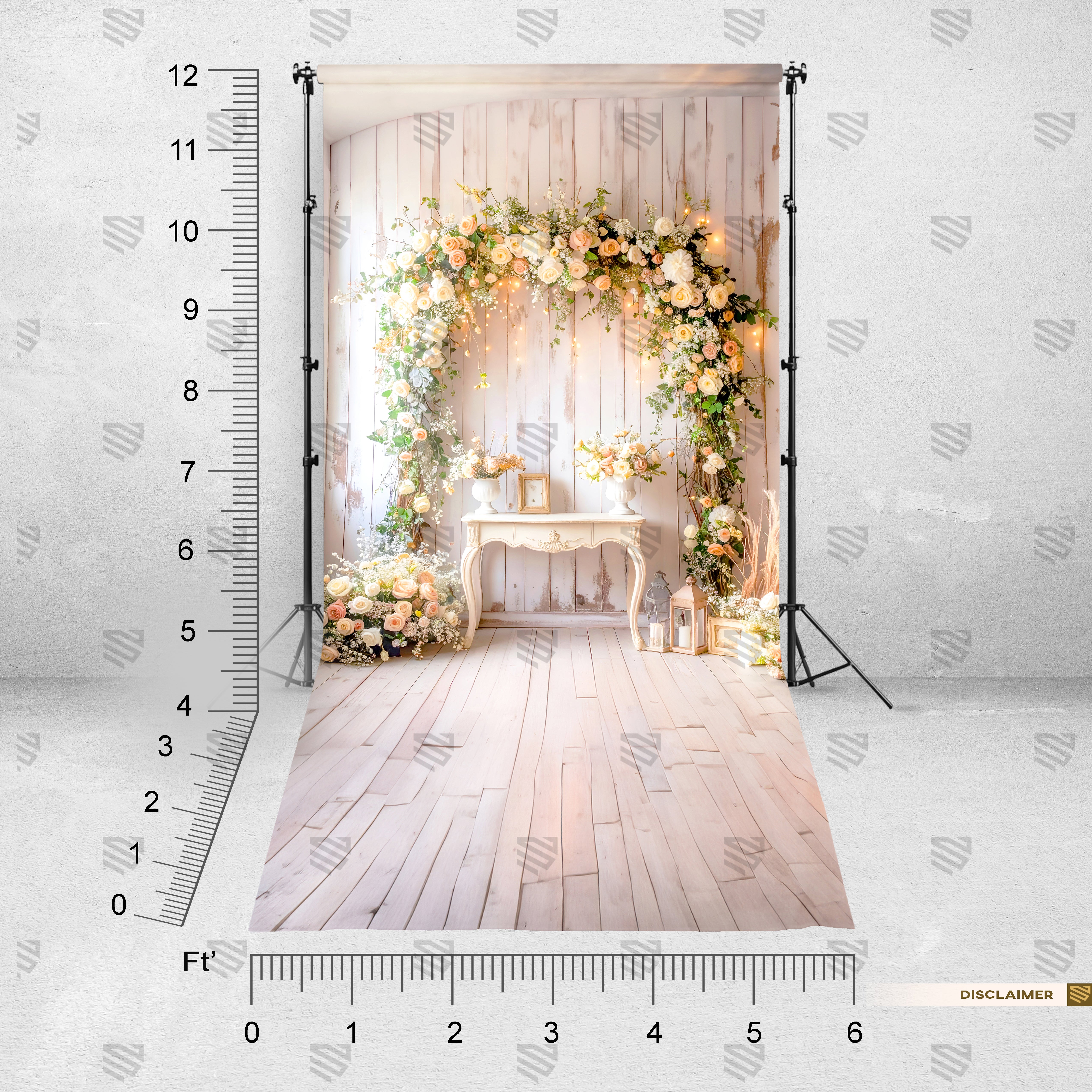 Rustic Bloom Arch – A Romantic Floral Elegance