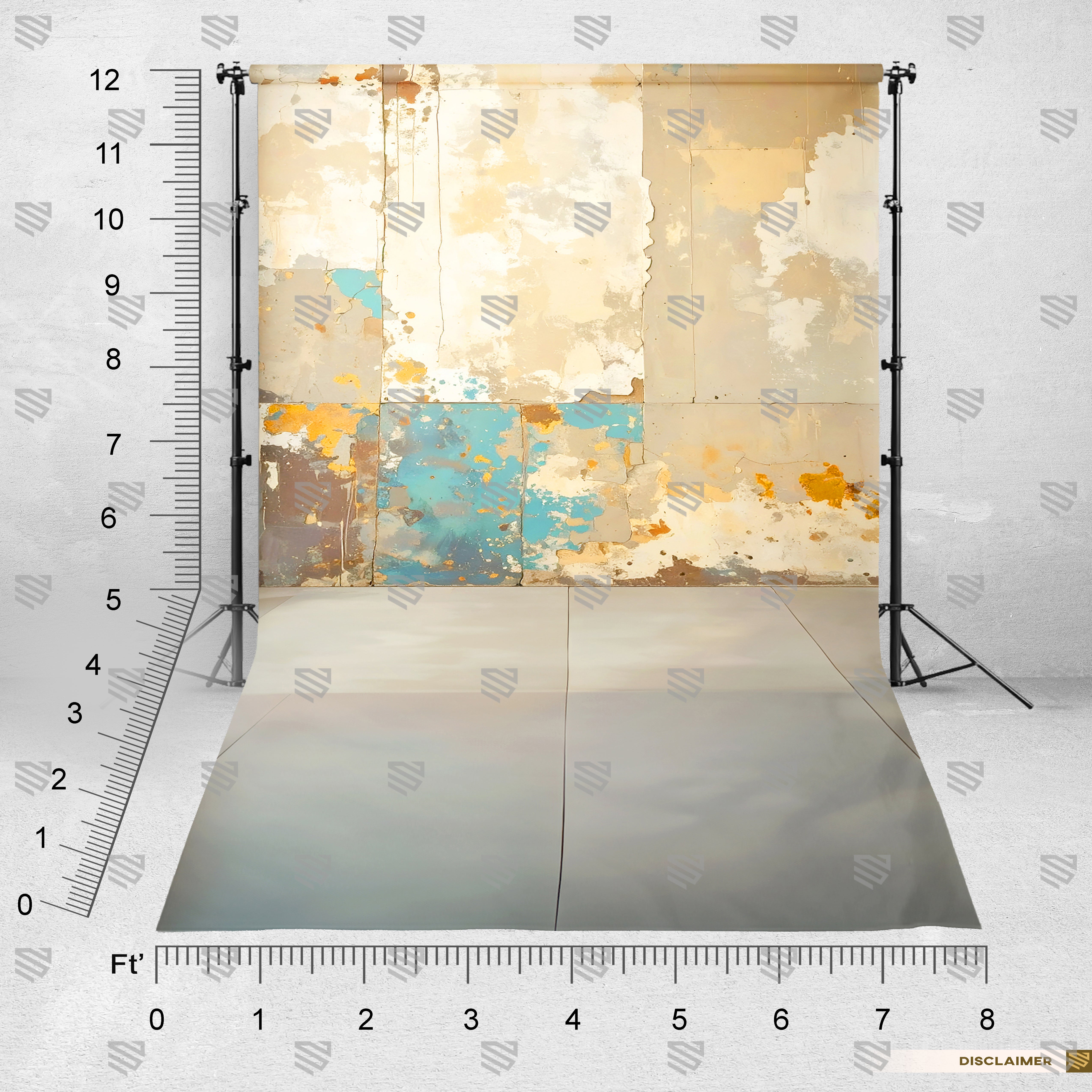 Rustic Peeling Wall Artistry