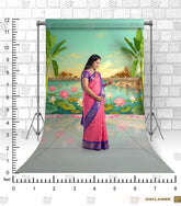 Lotus Lake Pregnancy Photoshoot Backdrop