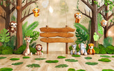Safari Adventure Zone Backdrop