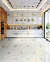 Sleek Marble Kitchen Backdrop