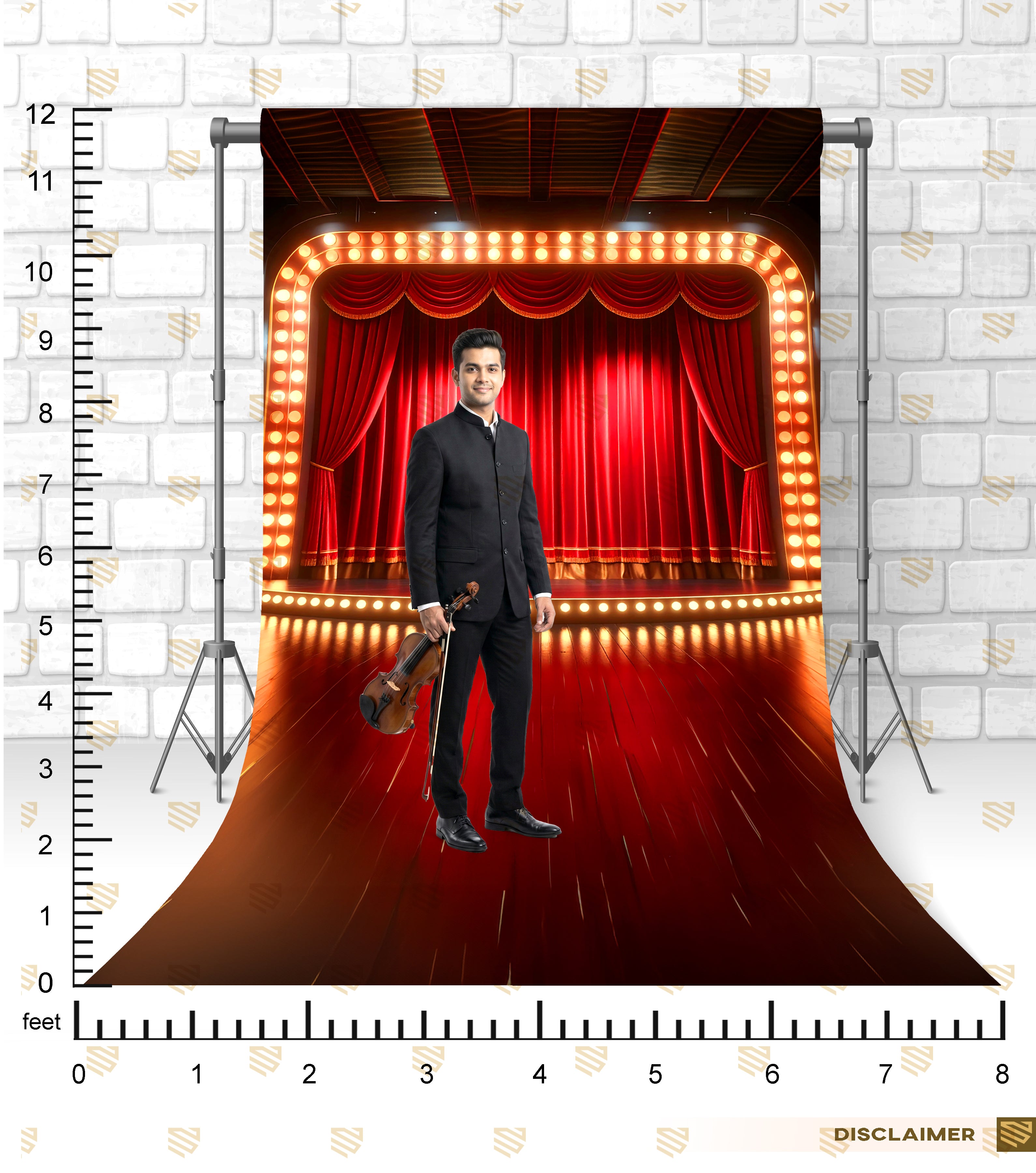 Stage of Dramatic Lights