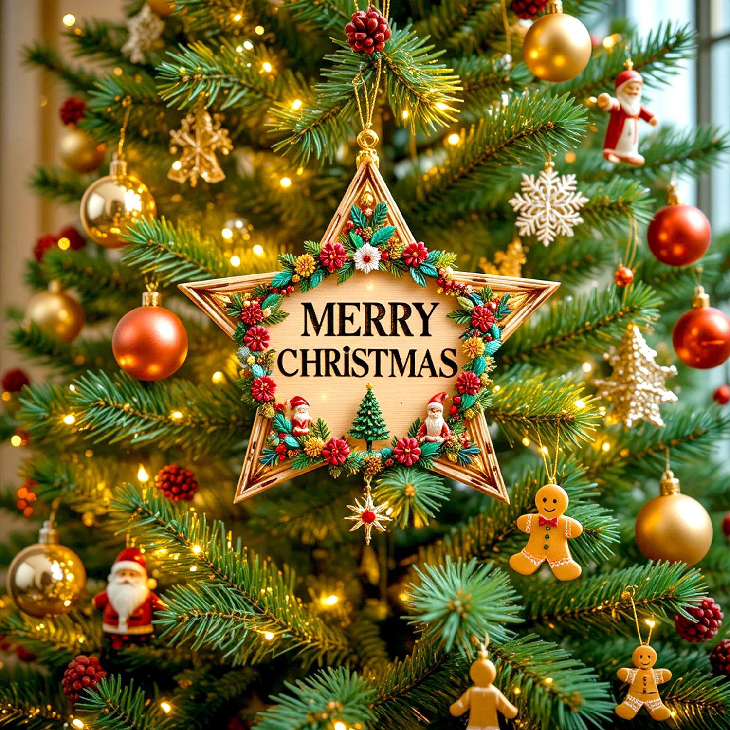 Starry Christmas Tree