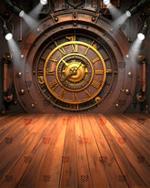 Steampunk Time Vault Backdrop