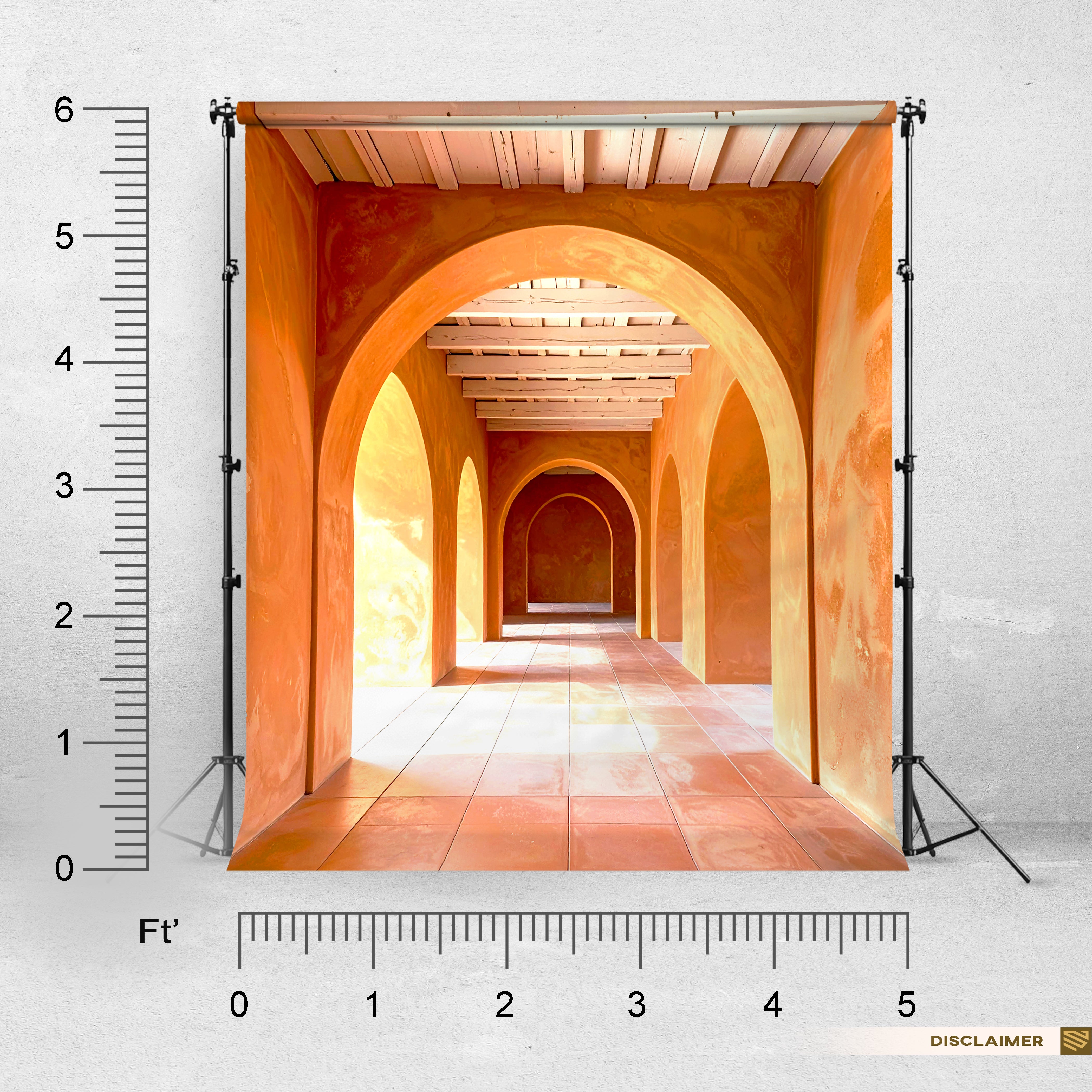 Terracotta Archway Passage