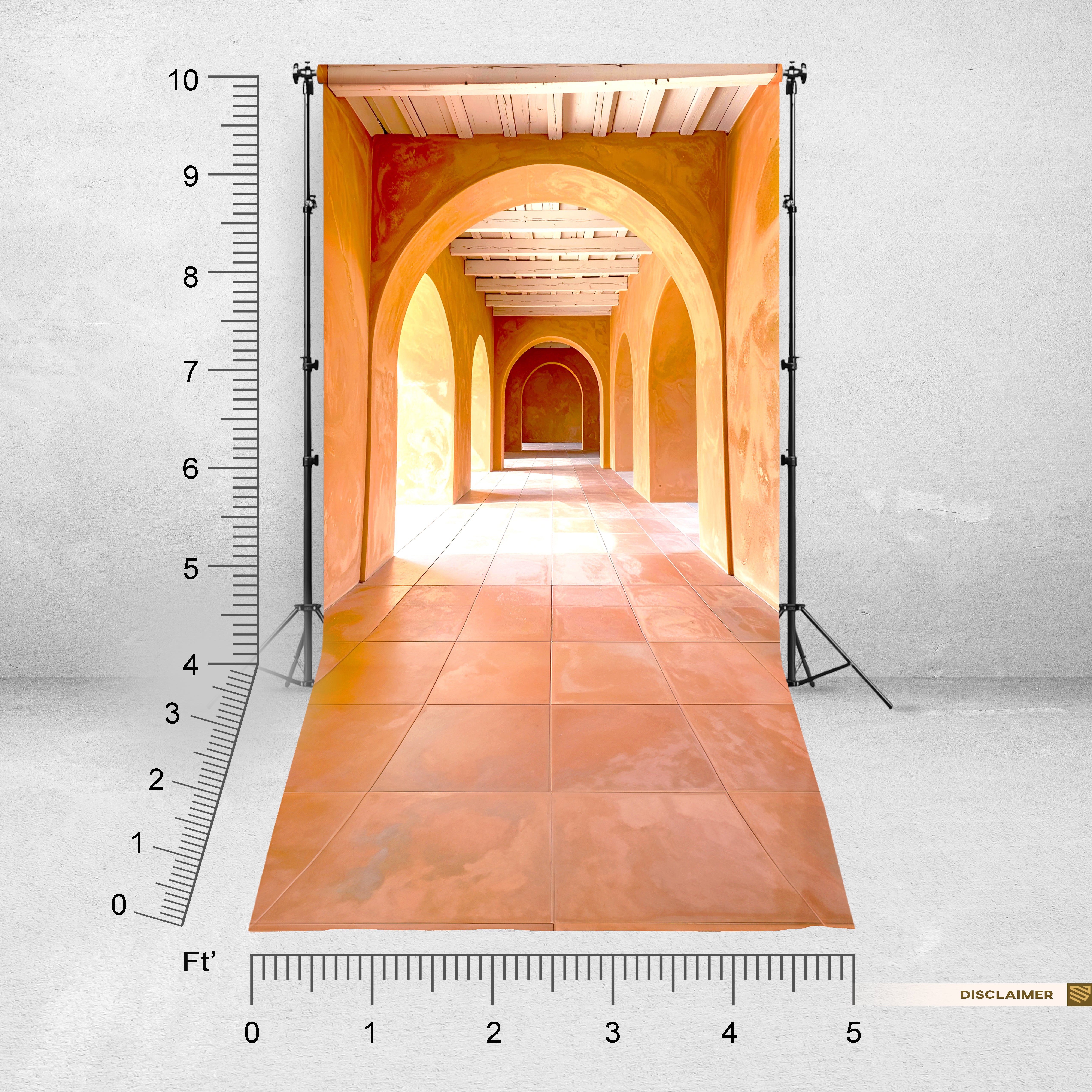 Terracotta Archway Passage