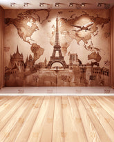 Timeless World Travel Backdrop
