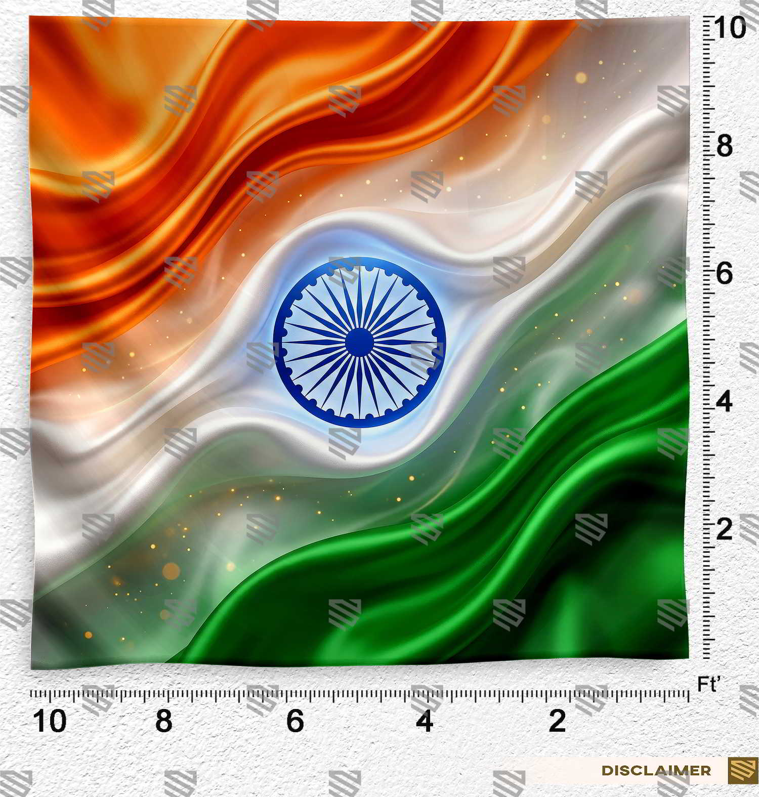 Waving Tiranga Background
