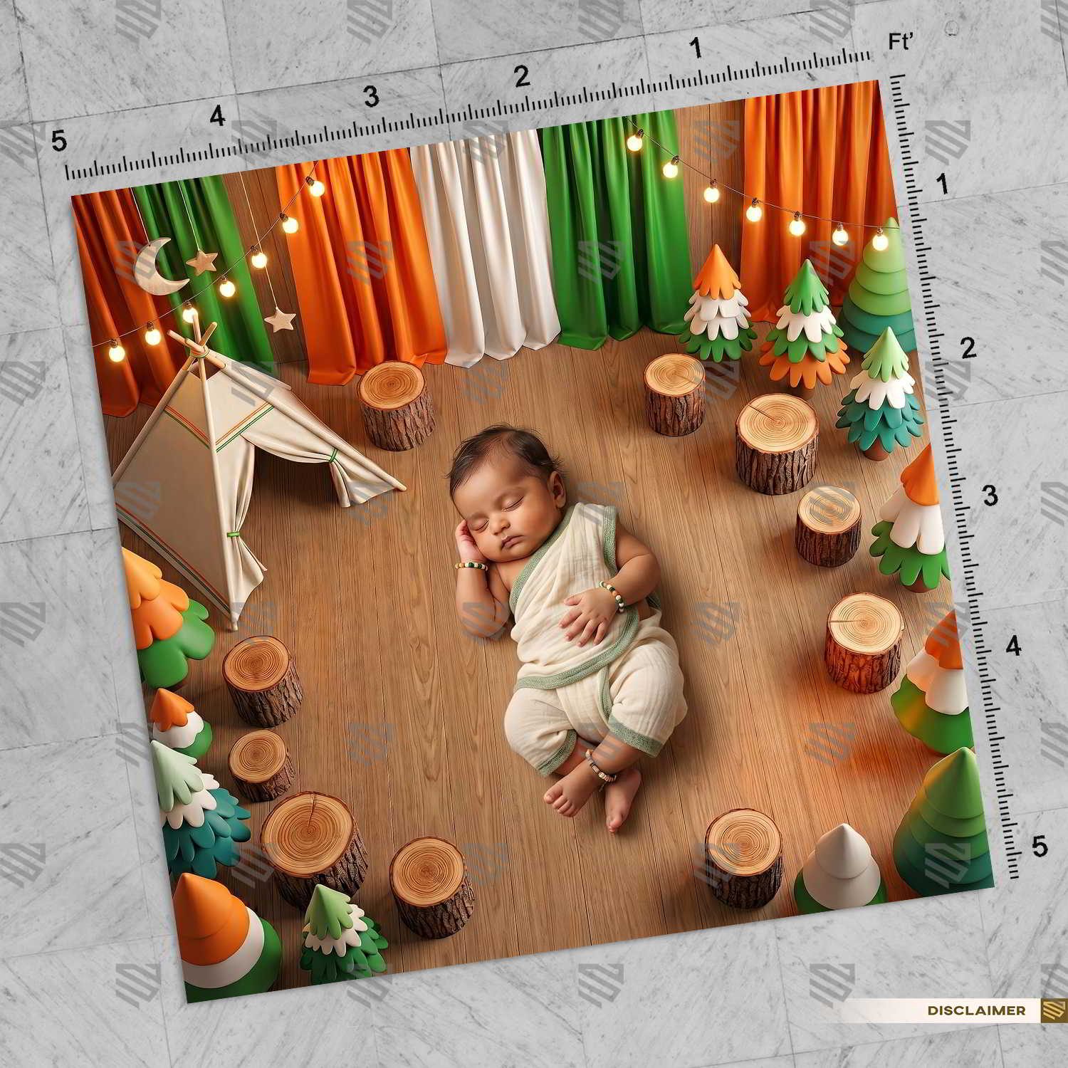 Tricolor Nature Escape Newborn Baby Photography