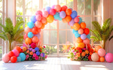 Tropical Bloom Arch Backdrop