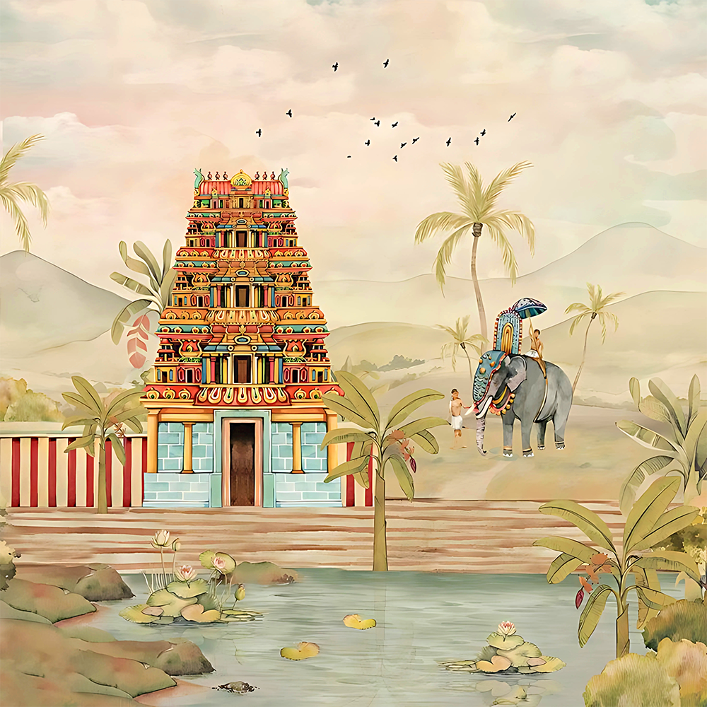 Divine Tranquility of the Southern Temple