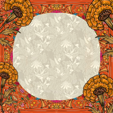 Genda Phool Ki Rangoli Backdrop