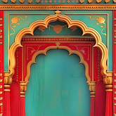 Regal Indian Archway Backdrop