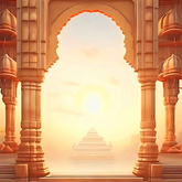 Divya Prabhat Darshan Backdrop