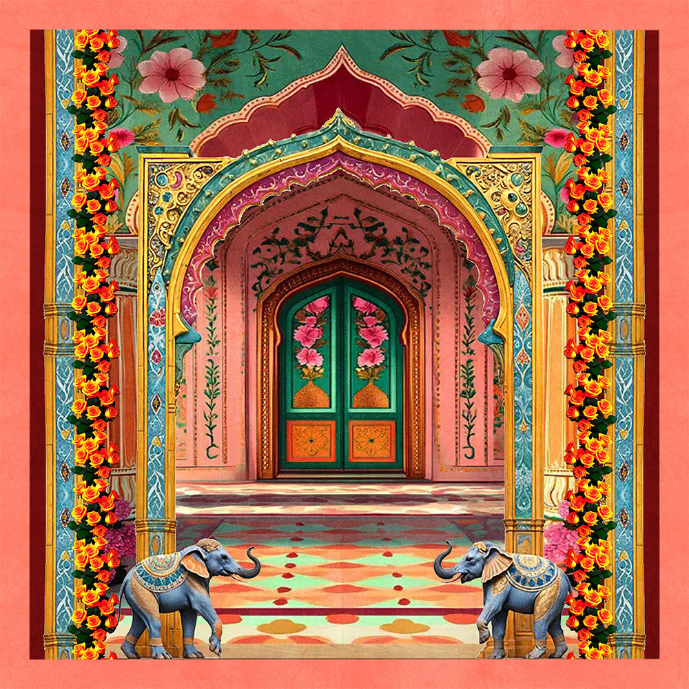 Floral Majesty – Royal Arch of Blooms