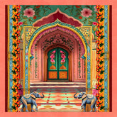 Floral Majesty Royal Arch Backdrop