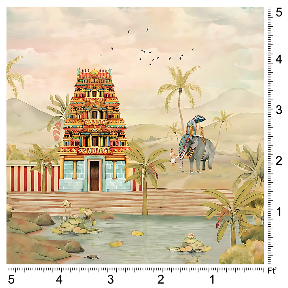 Divine Tranquility of the Southern Temple