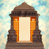 Divya Mandir Pravesh Dwar Backdrop