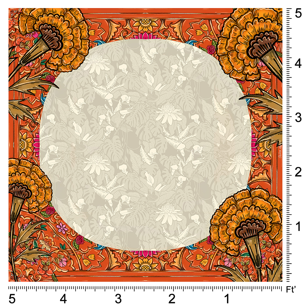 Genda Phool Ki Rangoli