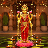 Mahalakshmi Divya Pratima Backdrop