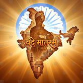 Vande Mataram Dhara Patriotic Backdrop