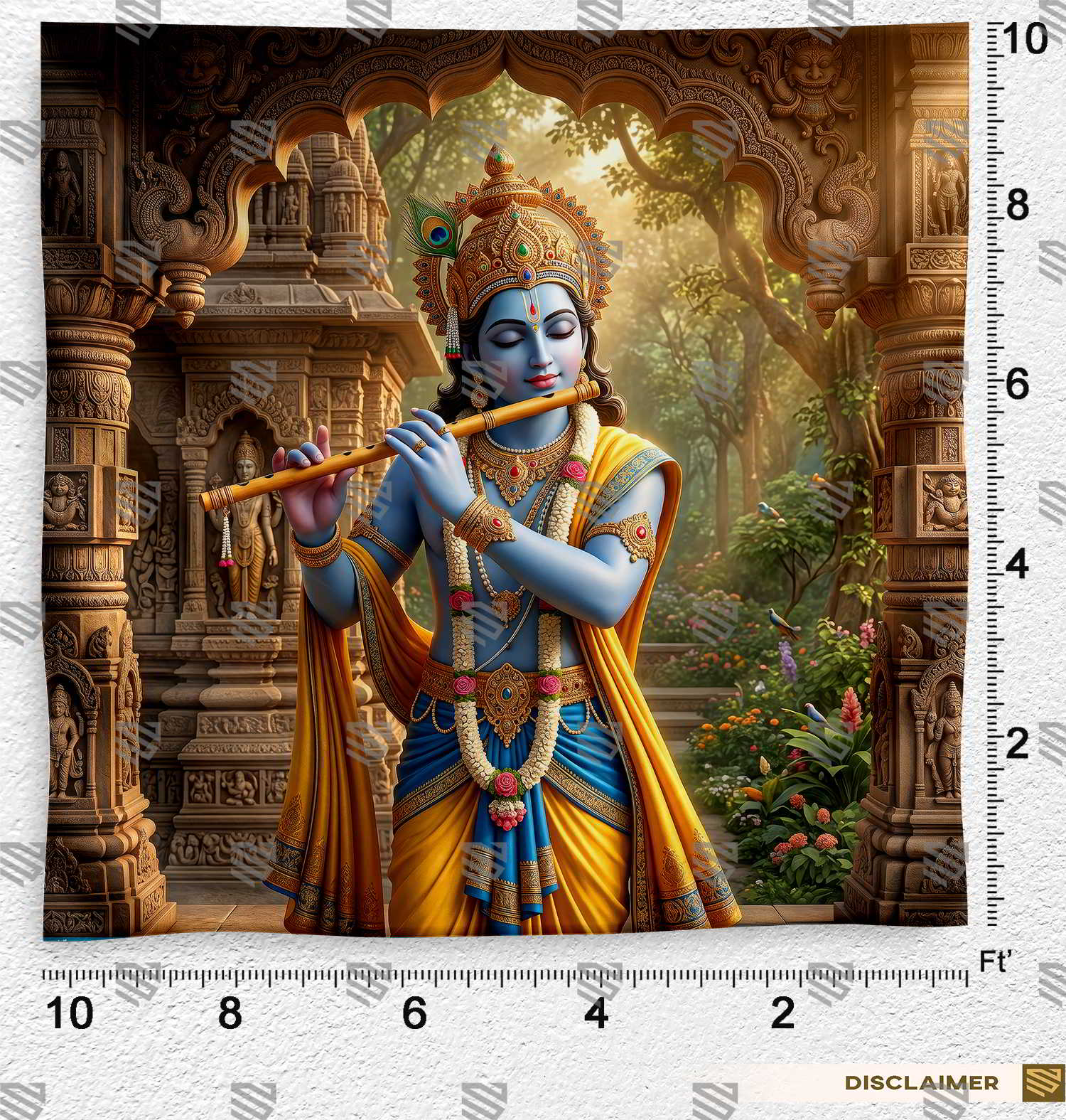 Venuvan Temple Backdrop