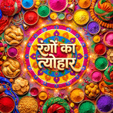 Vibrant Holi Traditions Backdrop
