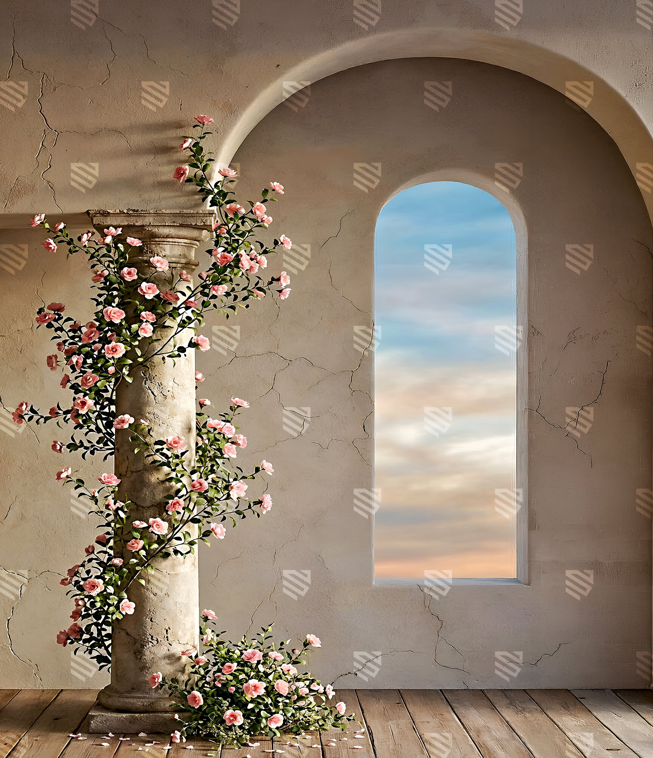 Vintage Floral Corner