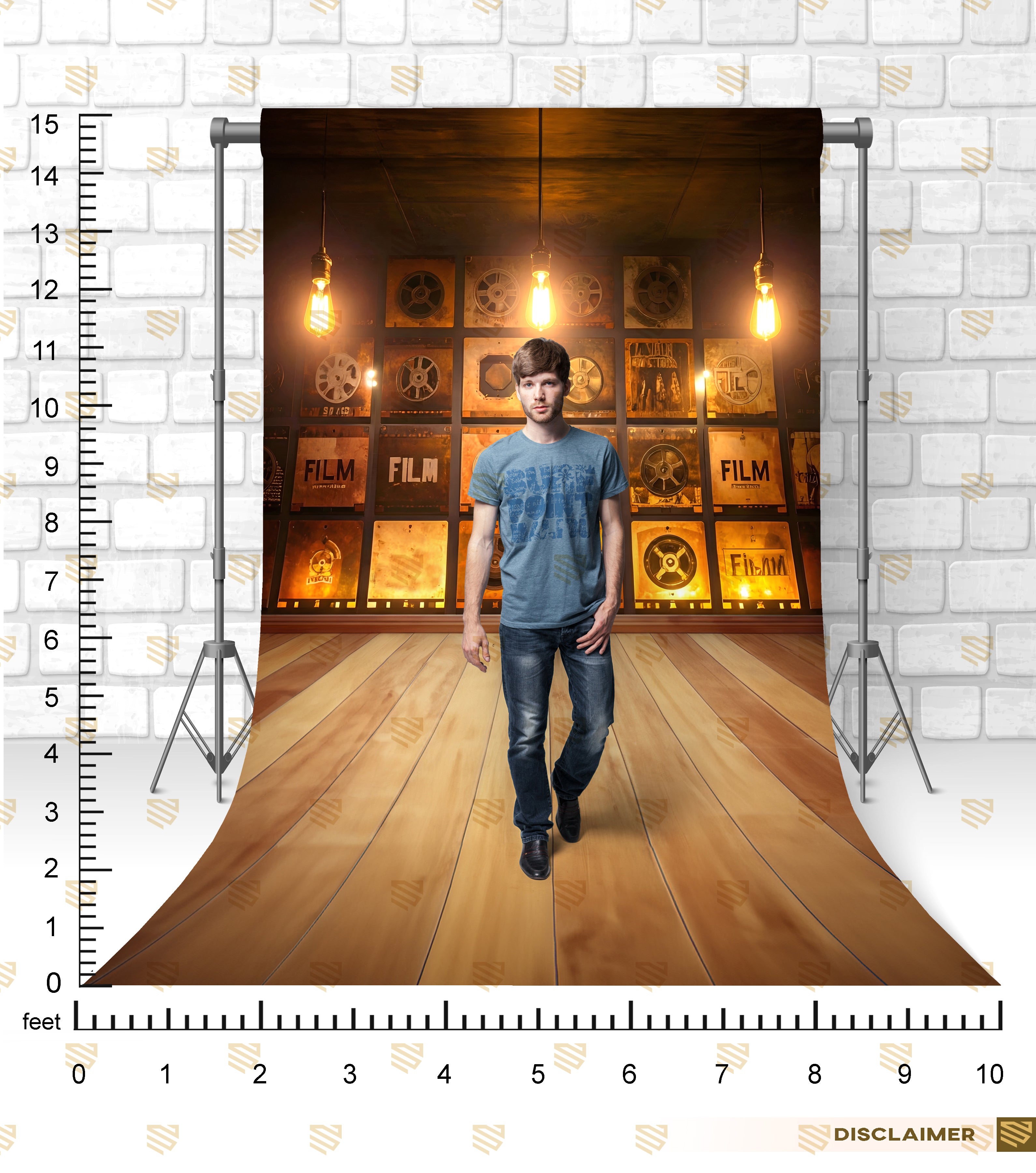 Vintage Cinema Reel Wall