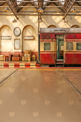 Vintage Railway Memories Backdrop