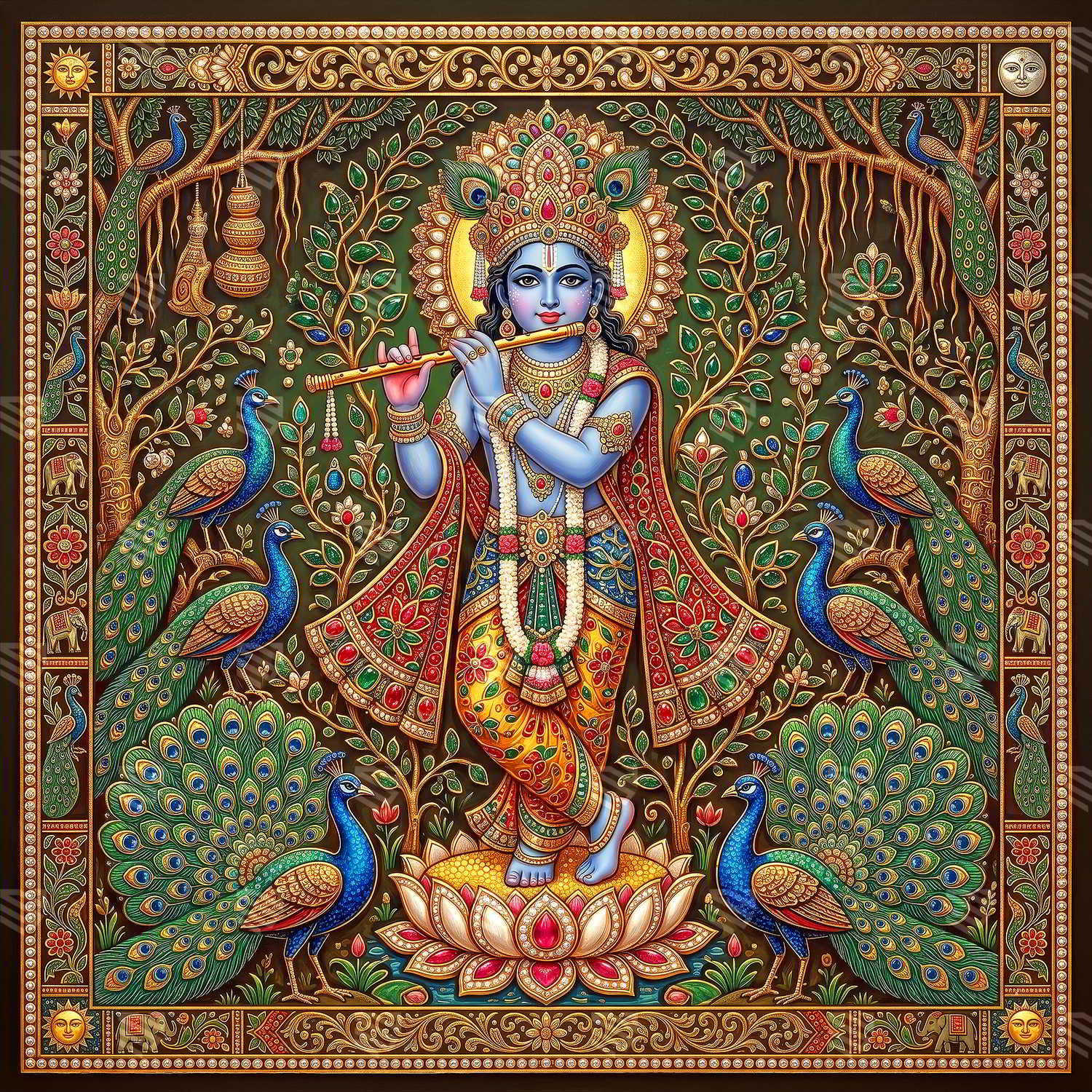 Vrindavan Ratnashree Backdrop