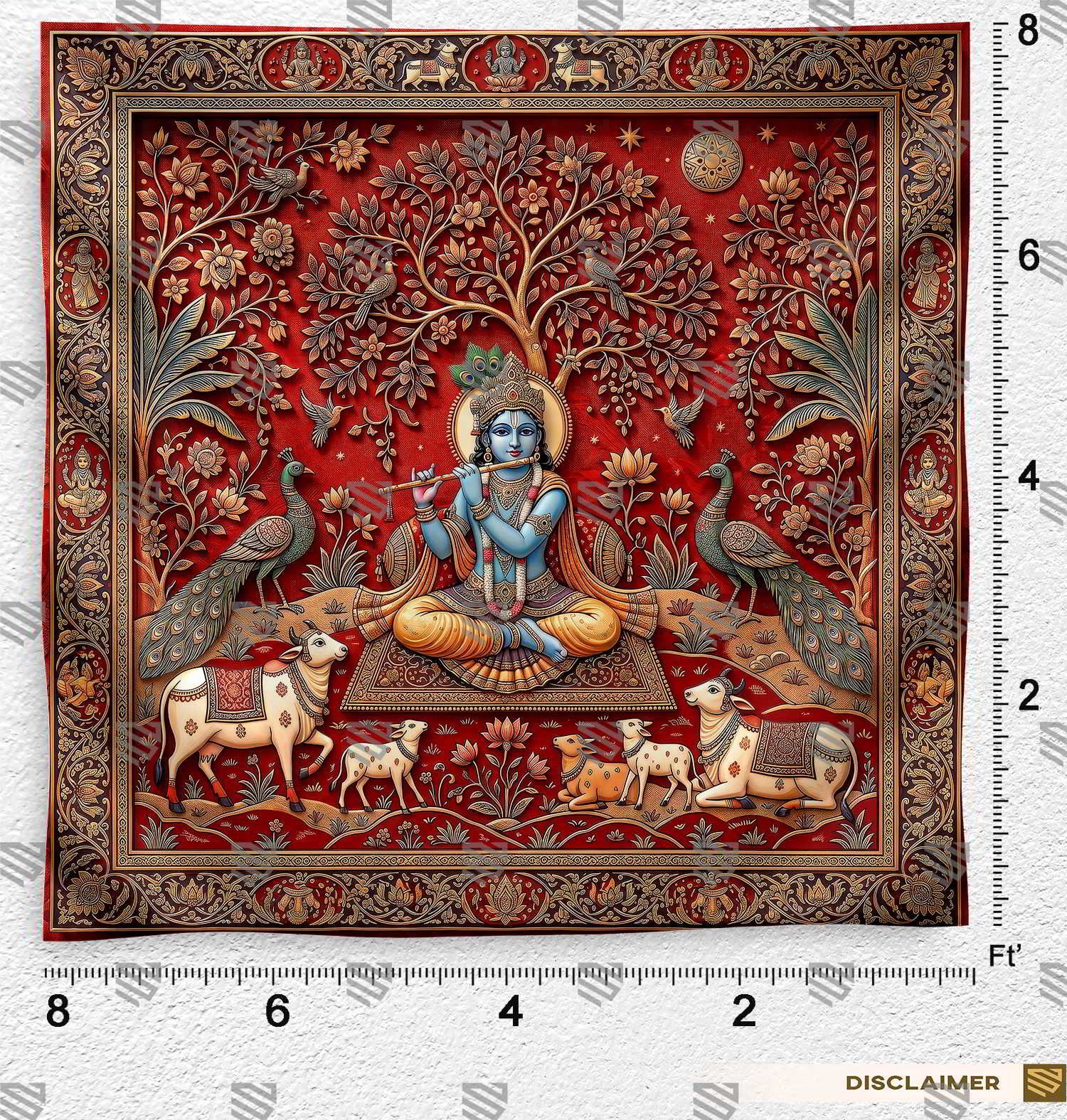 Krishna Theme Backdrop