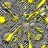 Yellow Shockwave Fusion Backdrop
