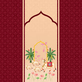 Gau Aur Kamal Vatika Backdrop