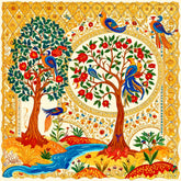 Kalamkari Vanraj Charm Backdrop