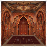 Pichwai Rajsi Mahal Ganesh Pandal Backdrop