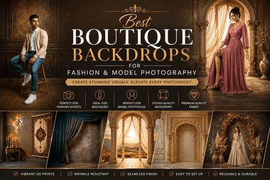Best Boutique Backdrops for Fashion & Model Photography