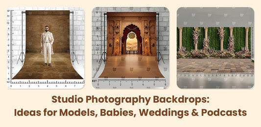 Studio Photography Backdrops: Ideas for Models, Babies, Weddings & Podcasts